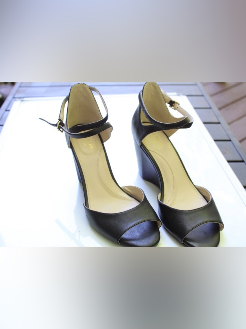 Cole Haan Sadie Open Toe Wedge Sandals